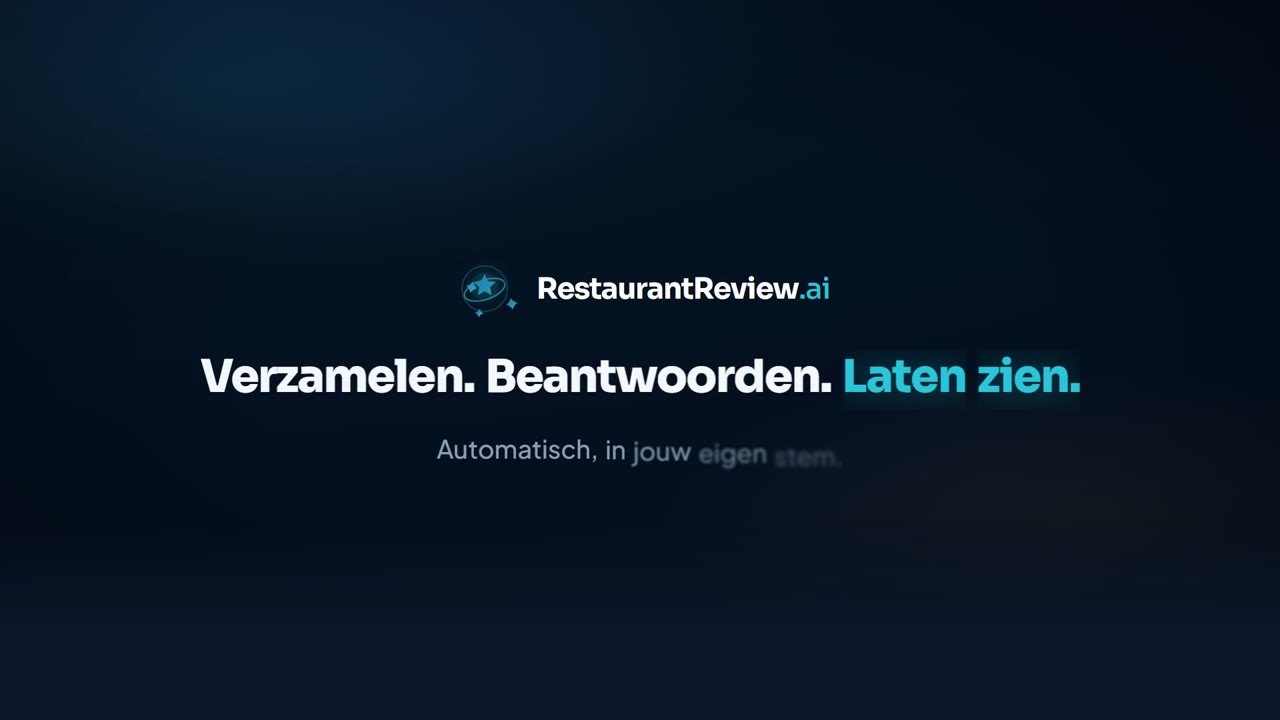 De demovideo van Restaurant Review: verzamelen, beantwoorden, laten zien