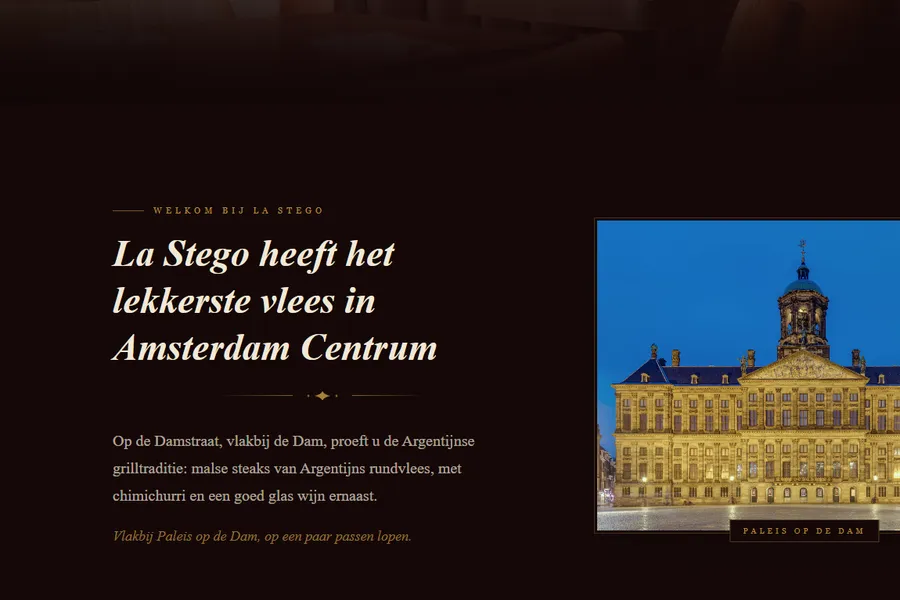 Het blok met de kop over Amsterdam Centrum en een foto van het Paleis op de Dam